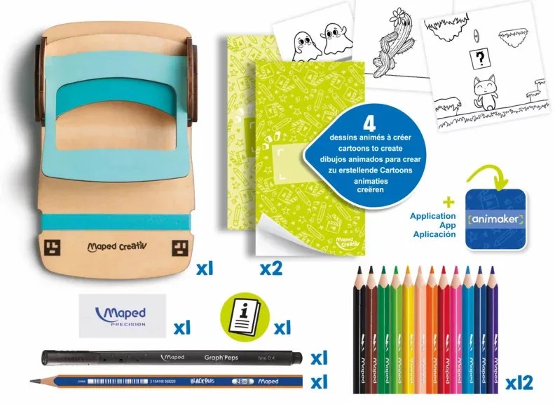 Súprava Maped Creativ Animaker Flip - Pop - tvorba animácií