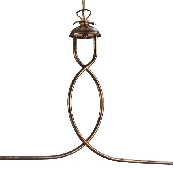 ONLI - Luster na reťazi ROSINA 2xE27/22W/230V bronzová