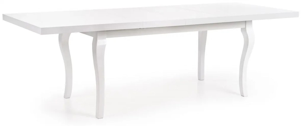Jedálenský rozkladací stôl Mozart 160/240 cm biely