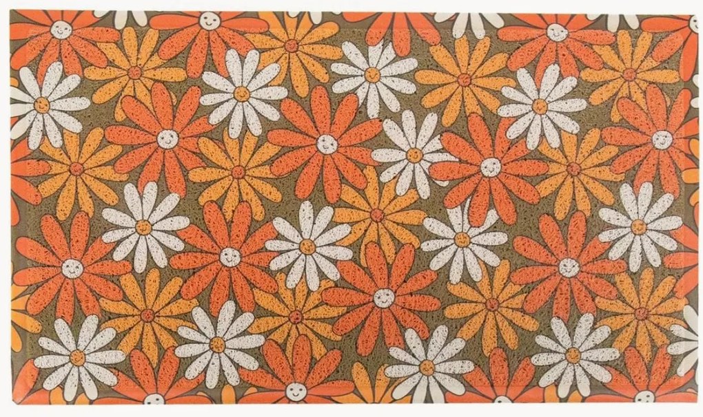 Rohožka do interiéru/exteriéru Happy Flowers