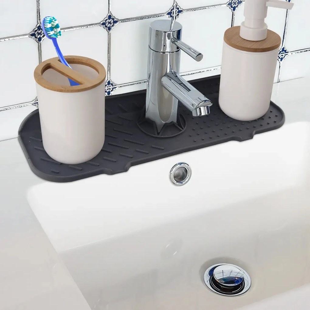 Orion Podložka pod batériu, k drezu silikónová, sivá