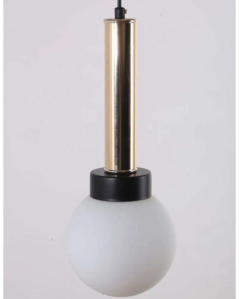 Závesné svietidlo so skleneným tienidlom ø 15 cm Cota – Squid Lighting