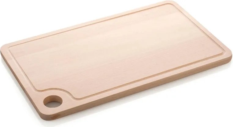 Banquet Drevená doska na krájanie s ryhou BRILLANTE 42 x 25 cm