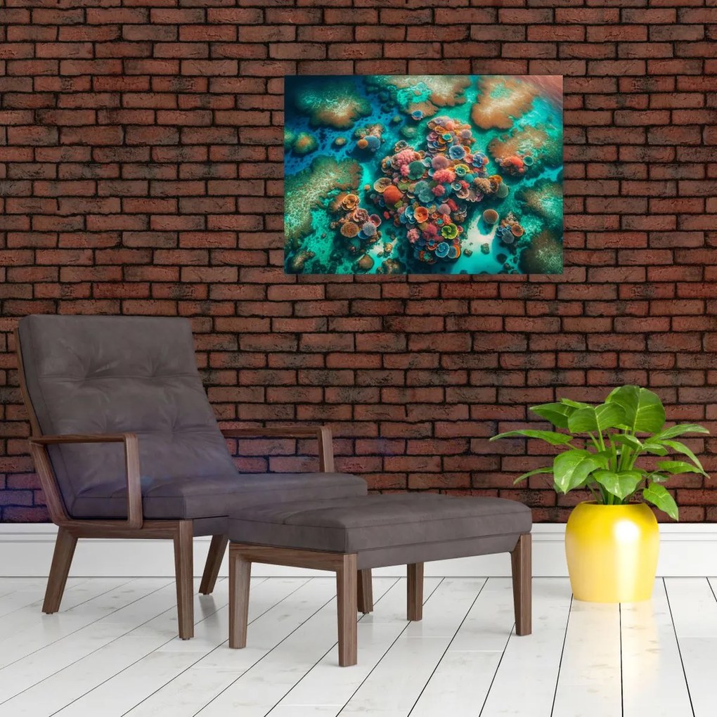 Obraz - Pohľad na more (70x50 cm)