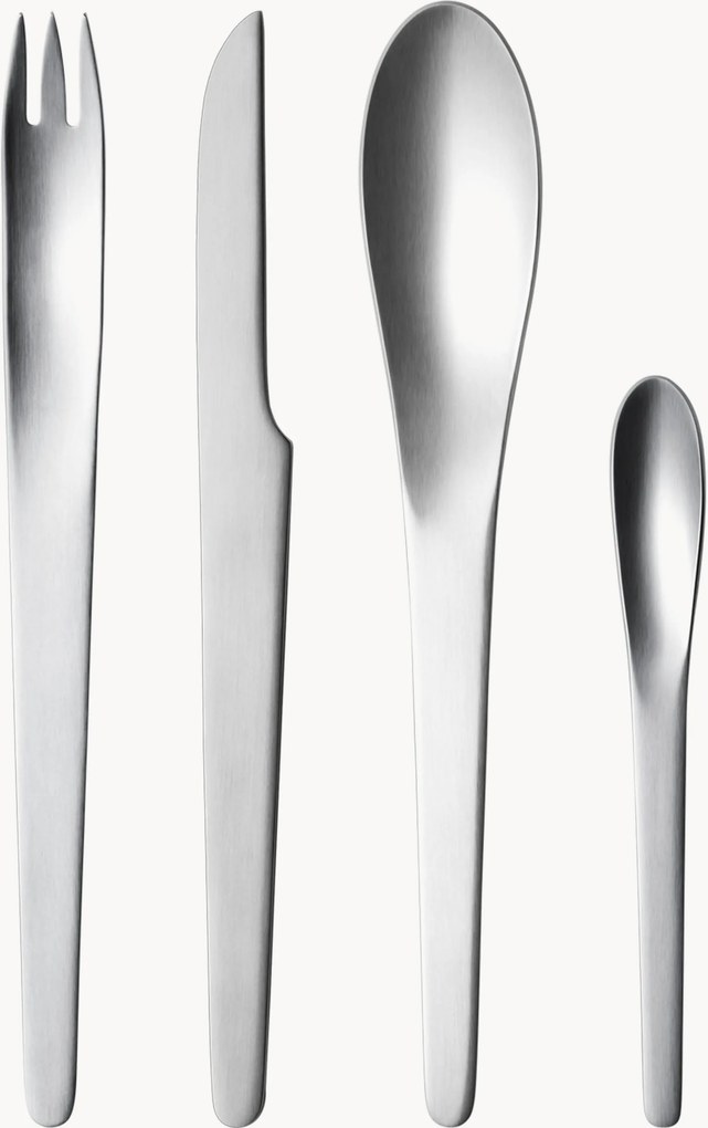 Vysokoleštená súprava príborov Arne Jacobsen