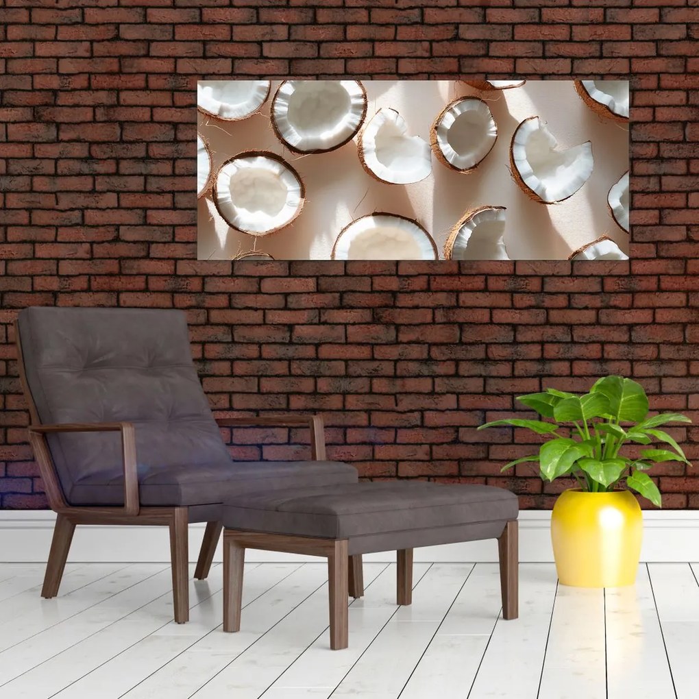 Obraz - Kokosové orechy (120x50 cm)