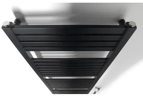 Aqualine - Kúpeľňový elektrický radiátor TONDI-E 500W/230V 133 cm matná čierna