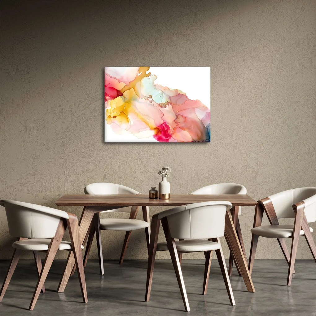 Obraz - Atramentová abstrakcia (70x50 cm)