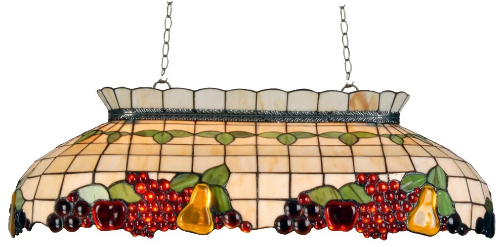 Luster do jedálne vitráž Tiffany lampa nad stôl FRUITS 94*41*115