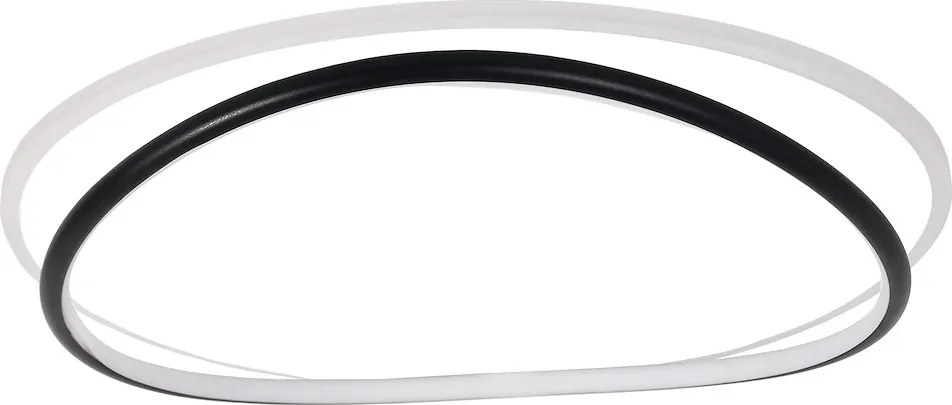 Stropné LED svietidlo Halo, 2x LED 38w, 4000k, b