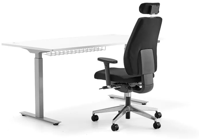 Zostava nábytku FLEXUS + WATFORD, 1 nastaviteľný stôl, 1 kancelárska stolička