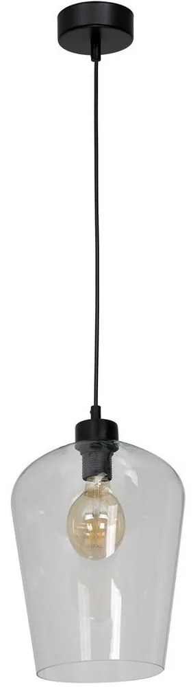 Luster na lanku SANTIAGO 1xE27/60W/230V číra