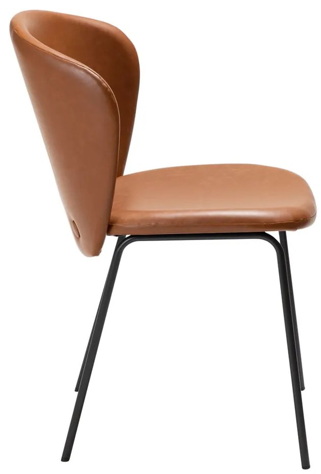 Koňakovohnedá jedálenská stolička Stay – DAN-FORM Denmark