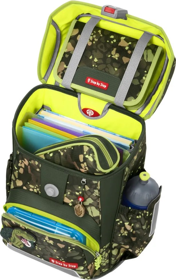 Školská aktovka Step by Step CLOUD, Dino Torex - 5-dielna súprava