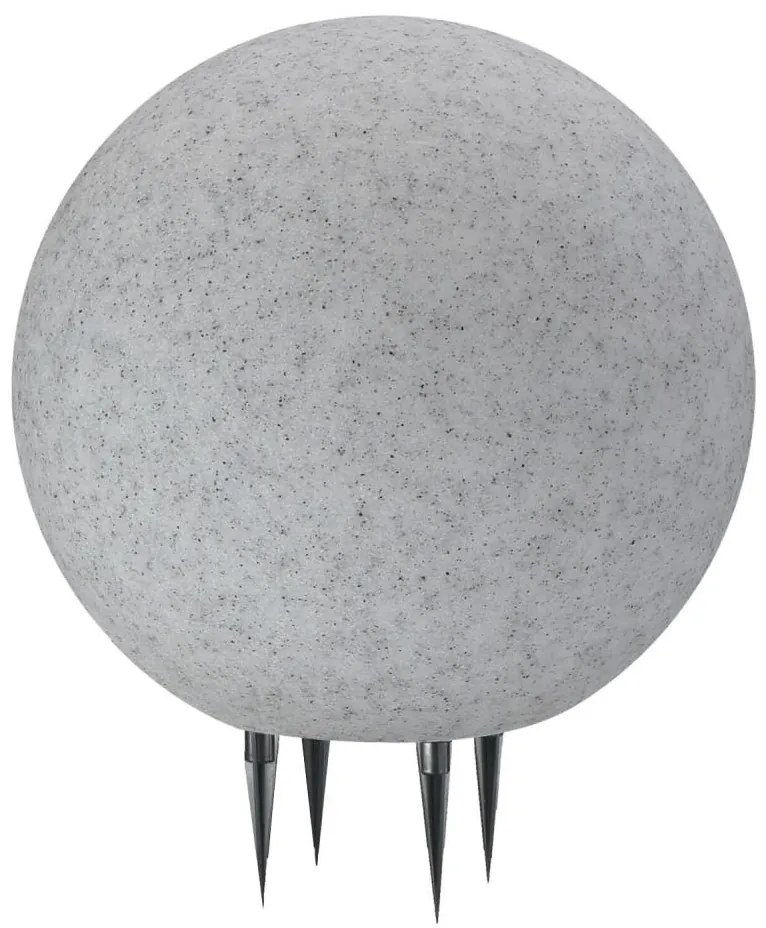 Vonkajšia lampa ARGENTO 1xE27/15W/230V pr. 30 cm IP65 šedá