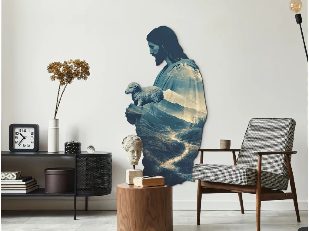 drevko | Obraz na stenu Pod ochranou Pastiera 80 x 405 cm