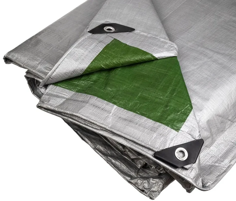 Foxigy Krycia plachta strieborno - zelená 12x18m 130g/m² FXG