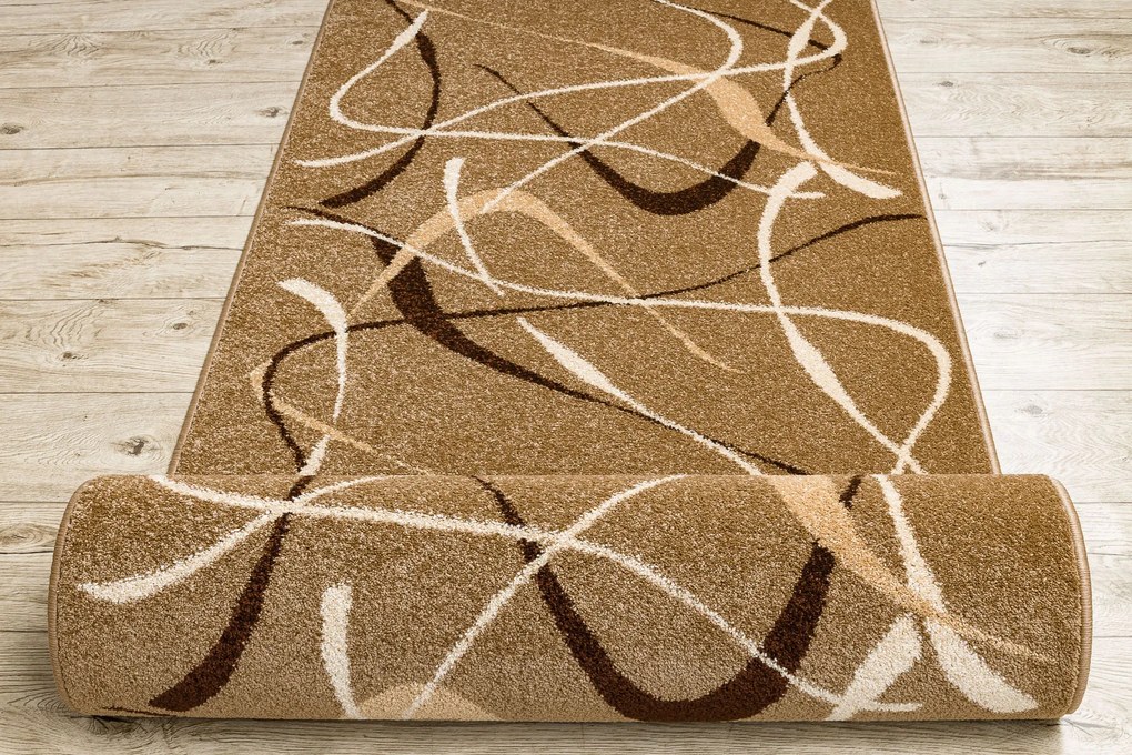 Behúň KARMEL FRYZ - CHOCO orechový