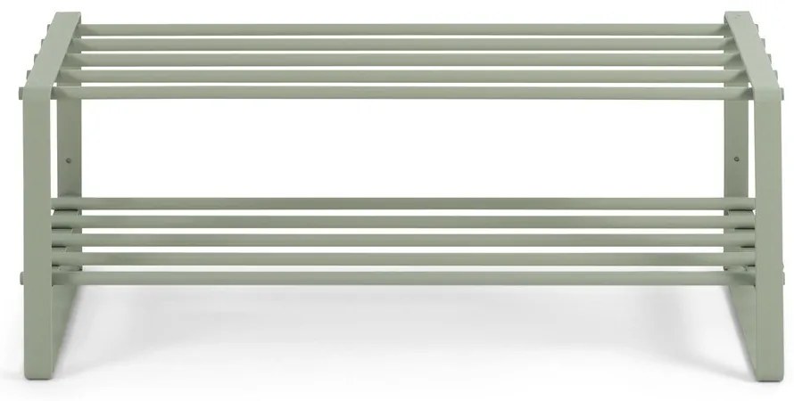 Zeleno-sivý kovový stojan na topánky Rex – Spinder Design