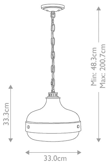Feiss FE-CADENCE-2P-MB - Luster na reťazi CADENCE 2xE27/75W/230V
