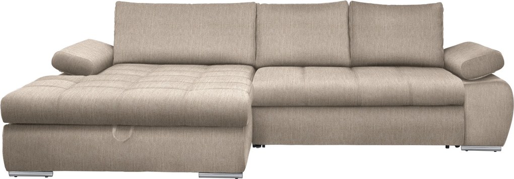 XXXLutz ROHOVÁ SEDAČKA, textil, béžová Carryhome - Sedačky - 002300011423
