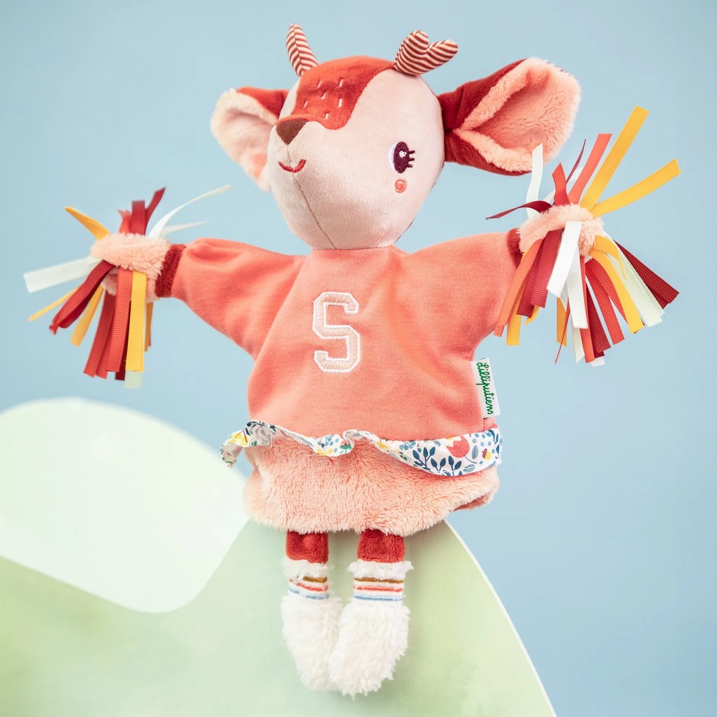 Lilliputiens - maňuška na ruku - mažoretka jelenček Stella