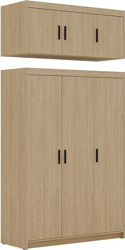 Nadstavec na skriňu Elena 3D dub olejovaný