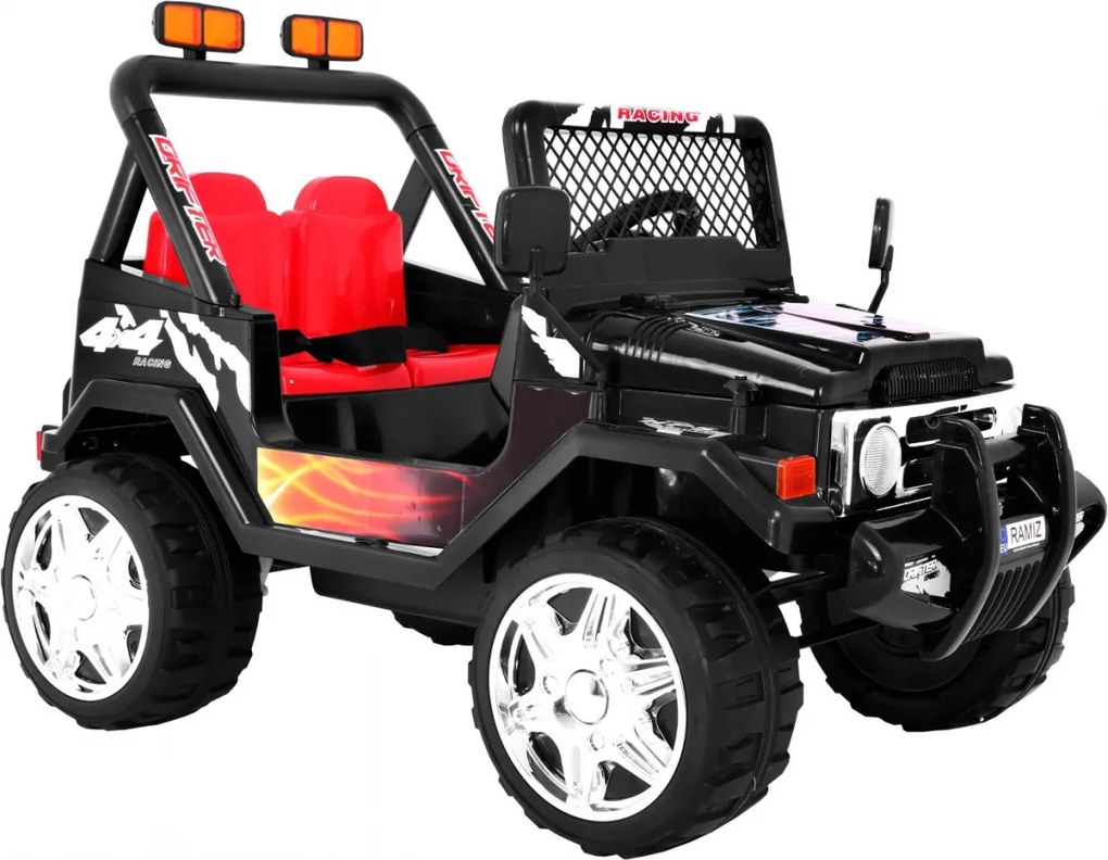Ramiz Detské terénne auto na batérie Raptor Drifter čierne