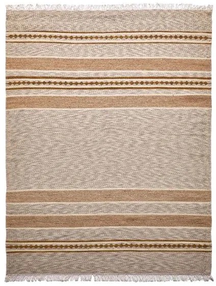 Diamond Carpets India, Ručne viazaný kusový koberec Wild West DESP HL62 Natural Brown, 240x300, hnedá, chodba / predsieň