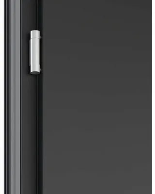 Kovové vchodové dvere S68 Neptun 90 Ľ tmavý antracit