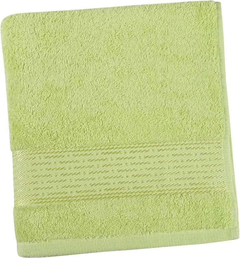 Bellatex Froté uterák Kamilka prúžok svetlozelená, 50 x 100 cm