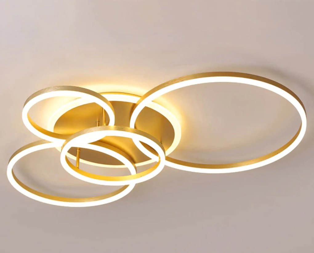Toolight Toolight, LED stropné svietidlo APP1057-C, zlatá, OSW-08884