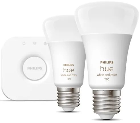 Základná sada Philips Hue WACA 2xE27/9W/230V 2000-6500K + zariadenie k prepojeniu