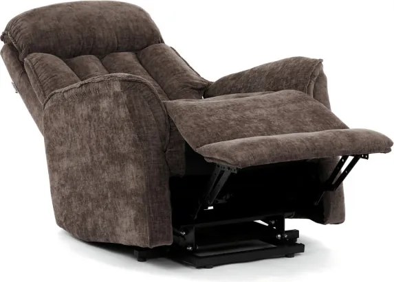 Polohovacie kreslo hnedé, elektrické TV-H9727 BR2