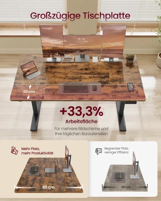 Elektrický pracovný stôl LSD144KD02