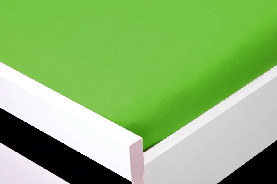 Napínacia plachta Jersey Zalená Bavlna 70 x 140 cm