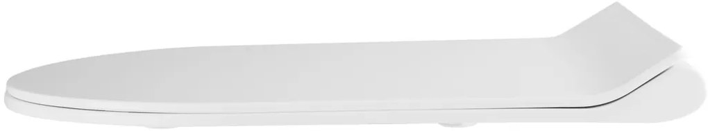 Gamma Verde D8, WC sedadlo 470x365 mm, polypropylén, SoftClose, EasyClean, biela lesklá, GMA-D8
