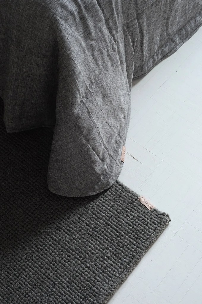 Koberec Loop Wool: Tmavo sivá 200x300 cm
