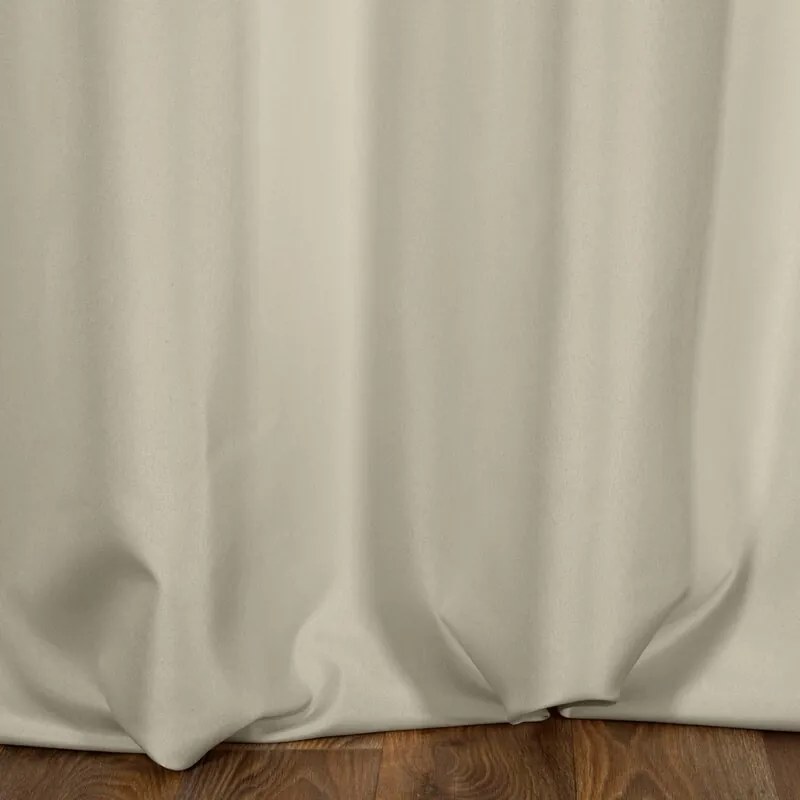 Kapučínový záves na krúžkoch ADORE 140x250 cm