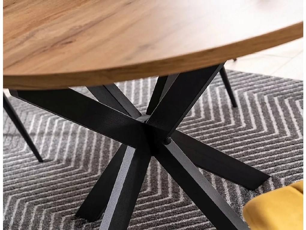 Rozkladací jedálenský stôl GASTON 100(135)X100 cm, dekor dub artisan