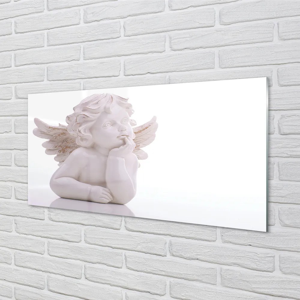 Obraz na akrylátovom skle Ležiace anjel 100x50 cm