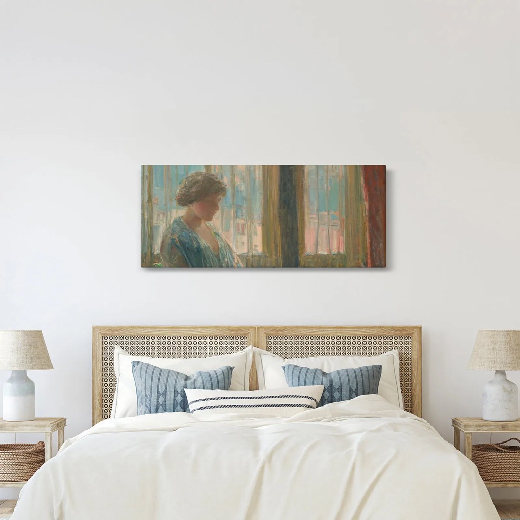 Obraz - Childe Hassam, The New York Window, reprodukcia (120x50 cm)