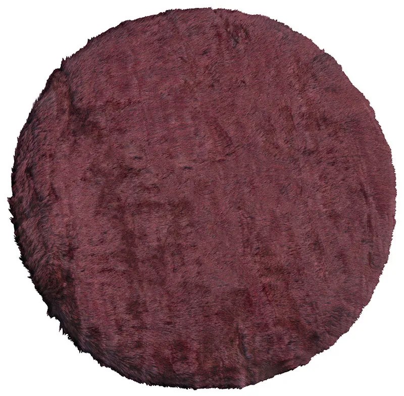 Koberce Breno Kusový koberec SAMBA kruh 495/bordeaux, červená,80 x 80 cm