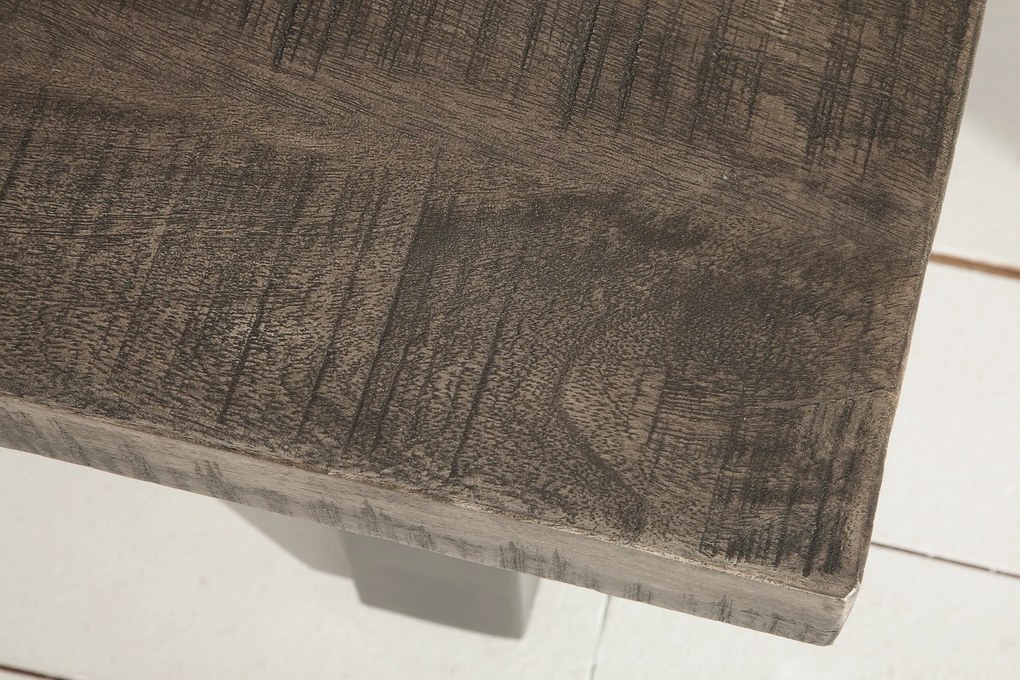Konferenčný stolík Iron Craft 100cm sivý Mango