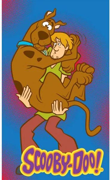 Carbotex Detský uteráčik Scooby Doo modrý froté 30/50 cm