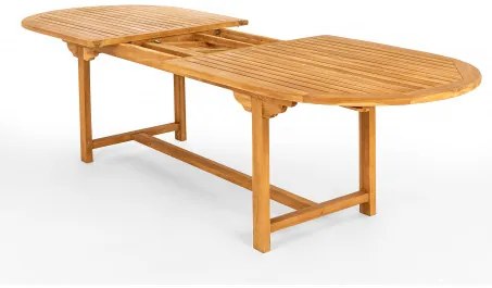 Doppler TAMAN FSC - záhradný rozkladací teakový stôl 240/300 x 100 cm