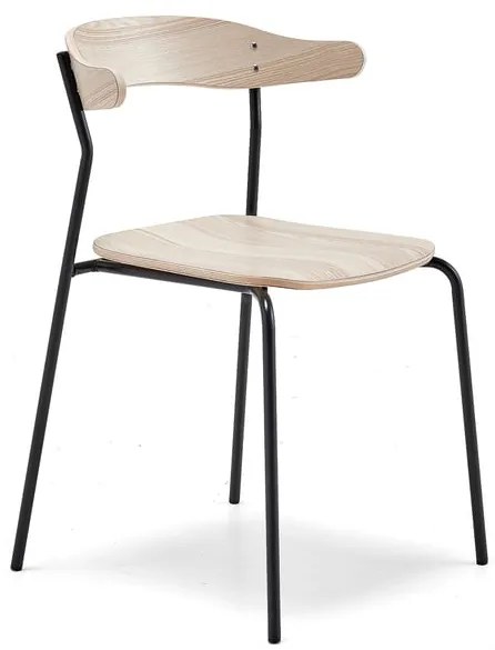 Stolička VIGGO, antracit, jaseň