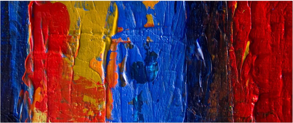 Obraz maliarskych farieb (120x50 cm)