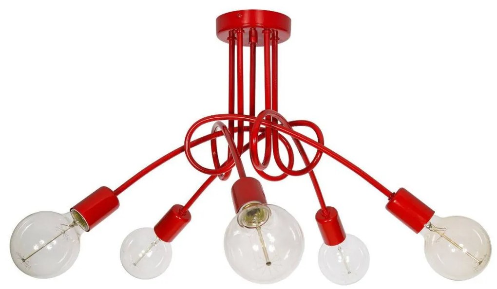 Stropné svietidlo Edison 5, výber z 10 farieb