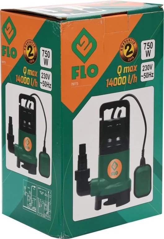 Čerpadlo ponorné - 750 W